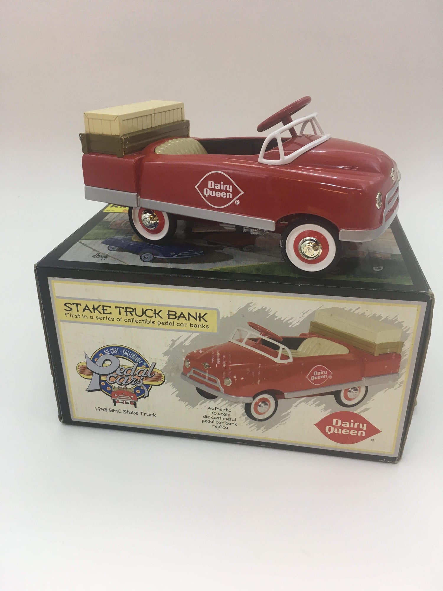1948 BMC Stake Truck Pedal Car Bank - Dairy Queen