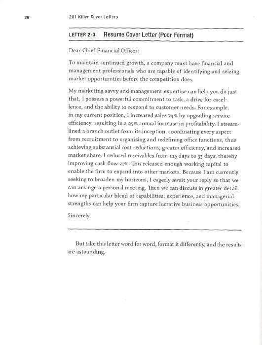 *201 Killer Cover Letters Third Edition