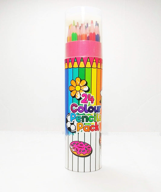 24 Colour Pencils Pack