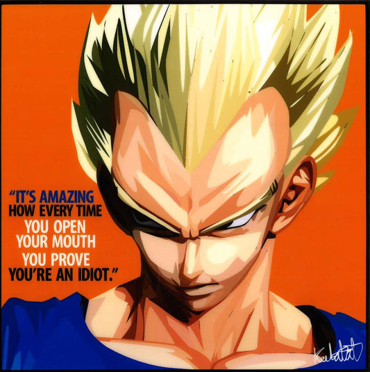 Vegeta_It's Amazing Pop Art (10'X10')