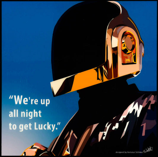Daft Punk: We're Up All Night Pop Art (10'X10')