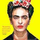 Frida Kahlo Pop Art (10X10)