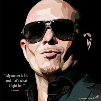 Pitbull Pop Art (10'X10')