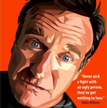 Robin Williams Pop Art (10'X10')