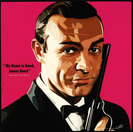 James Bond Pop Art (10'X10')