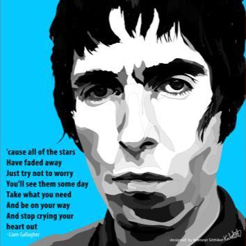 Liam Gallagher Pop Art (10'X10')