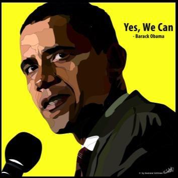 Barack Obama Pop Art (10'X10')