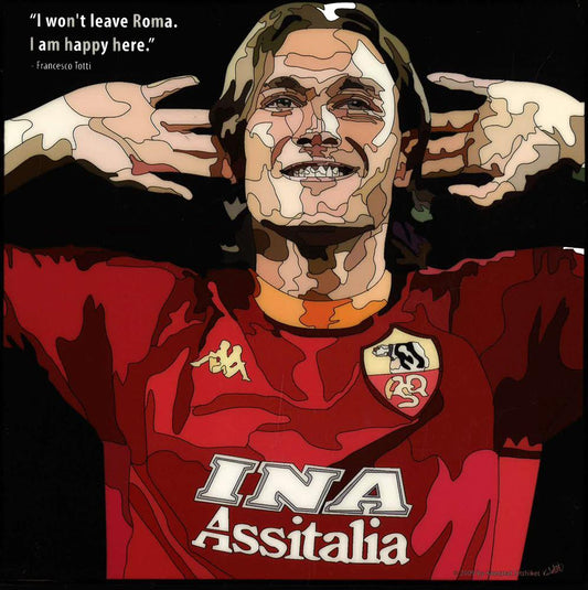 Francesco Totti Pop Art (10'X10')