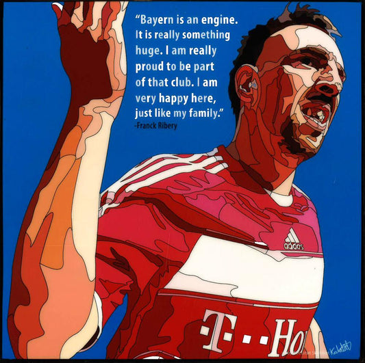 Franck Ribery Pop Art (10'X10')