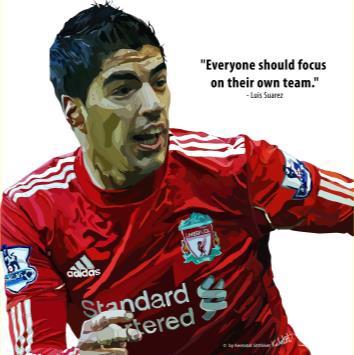 Luis Suarez Pop Art (10'X10')