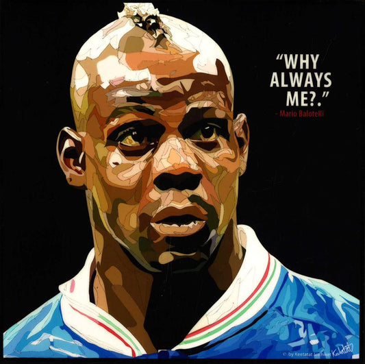 Mario Balotelli Pop Art (10'X10')
