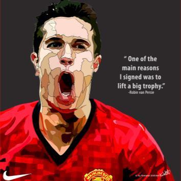 Robin Van Persie Pop Art (10'X10')