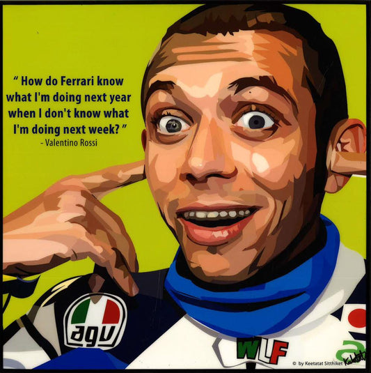 Valentino Rossi Pop Art (10'X10')