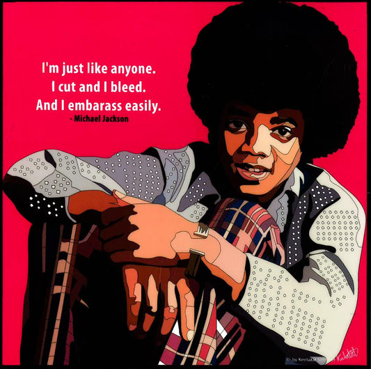 Michael Jackson:Pink Ver.1 Pop Art (10'X10')