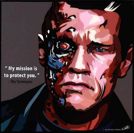 The Terminator Pop Art (10'X10')