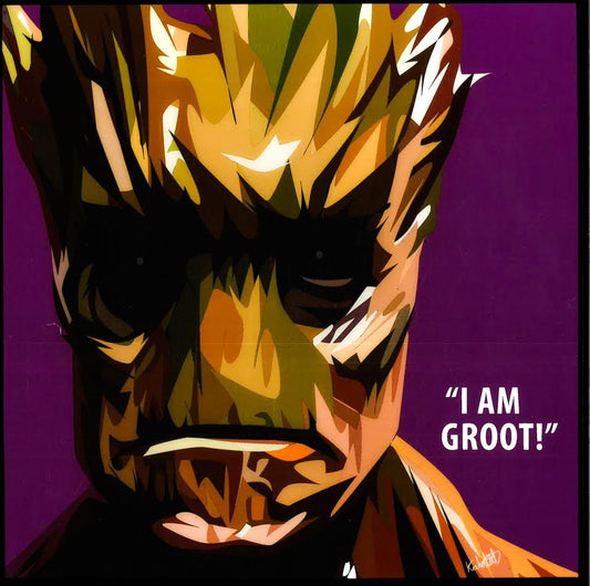 Groots: I Am Groot Pop Art (10X10)
