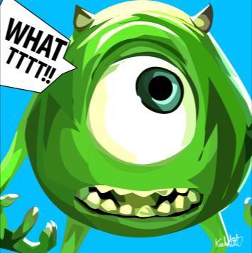 Mike Wazowski Pop Art (10X10)