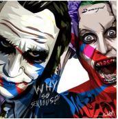 Double Joker Pop Art (10X10)