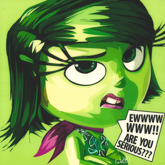 Pop Art: Inside Out - Disgust (26 Cm X 26 Cm)