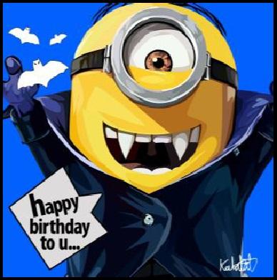 Minion: Ver.5_Happy Birthday Pop Art (10X10)