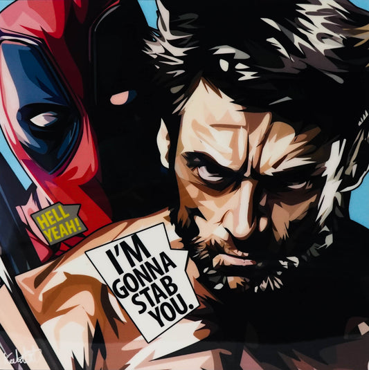 Deadpool & Wolverine: I'm Gonna Stab Pop Art (20'X20')
