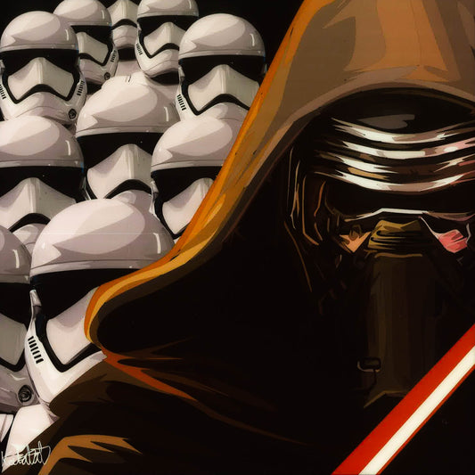 Kylo Ren & Troopers Pop Art (10X10)