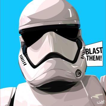 Stormtrooper: Blast Them Pop Art (10X10)