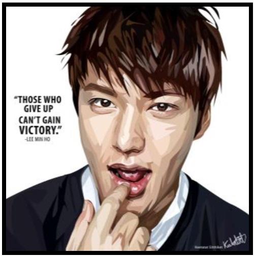 Lee Min Ho Pop Art (10X10)