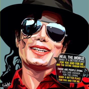 Michael Jackson: Heal The World_Ver.3 Pop Art (10X10)