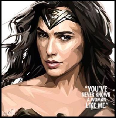 Wonder Woman_Gal Gadot Pop Art (10X10)
