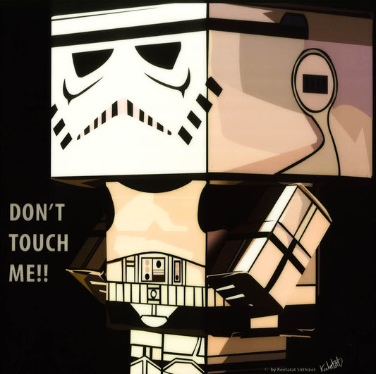 Stormtrooper Robot: Don't Touch Me Pop Art (10X10)