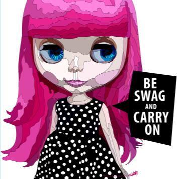 Blythe: Be Swag And Carry On Pop Art (10X10)