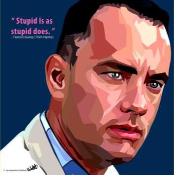 Tom Hanks: Forrest Gump Pop Art (10X10)