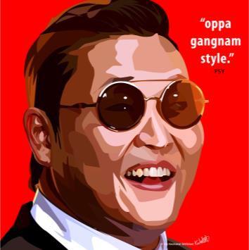 Psy Pop Art (10X10)