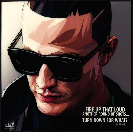 Dj. Snake Pop Art 10X10
