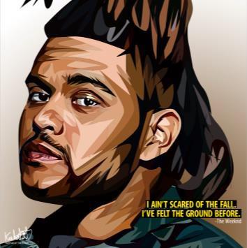 The Weeknd Pop Art 10X10