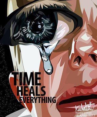 Time Heals Everything Pop Art 10X10