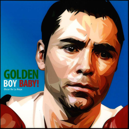 Oscar De La Hoya: Golden Boy Baby Pop Art (10X10)