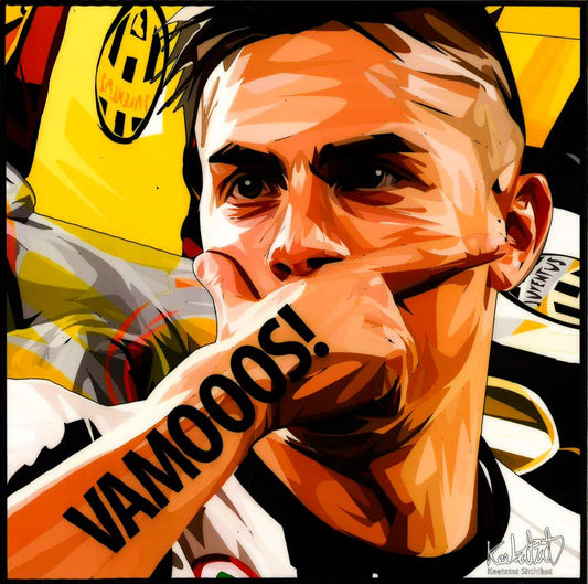 Vamooos! Dybala Pop Art (10X10)