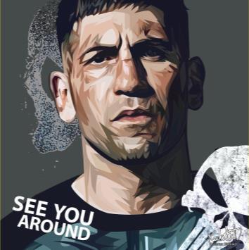The Punisher_See You Around Pop Art (10X10)