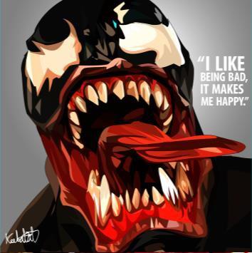 Venom Ver.1 Medium Pop Art (20X20)