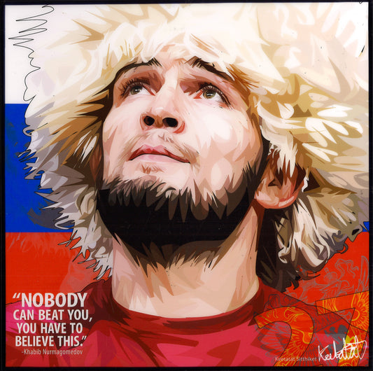 Khabib Nurmagomedov_Nobody Can Beat You Pop Art (10'X10')