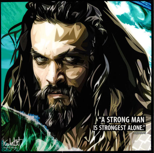 Aquaman_A Strong Man Pop Art (10'X10')