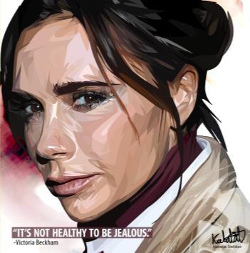 Victoria Beckham_Its Not Health To Be Pop Art (10X10)