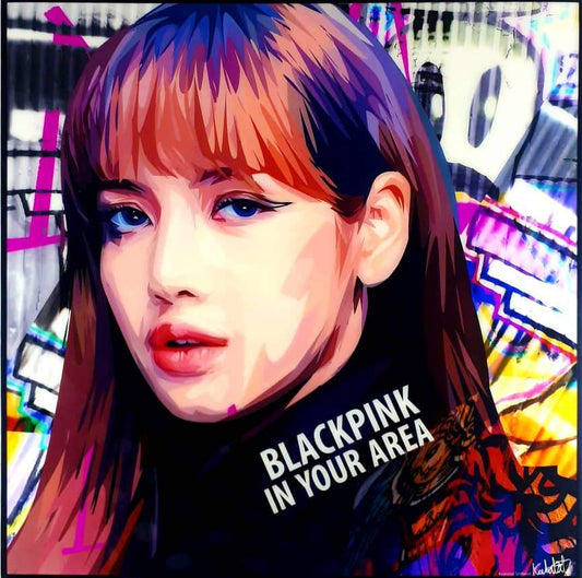 Lisa Blackpink Pop Art (10X10)