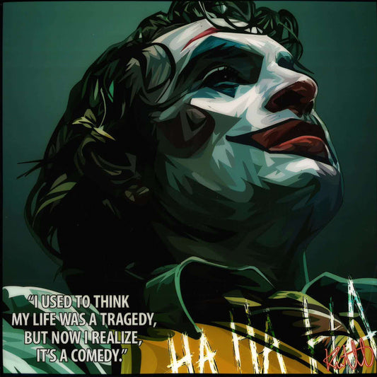 Joker Ver.9_I Used To Think Pop Art (10X10)