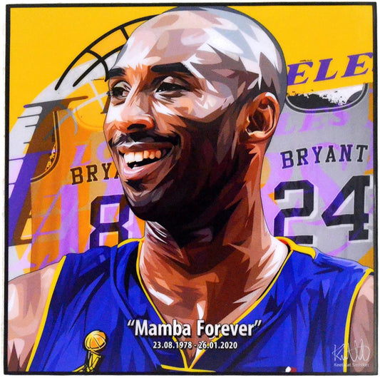 Kobe Bryant_Mamba Forever Pop Art (20X20)