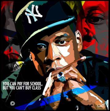 Jay Z Abstract You Can Pay For (10X10)
