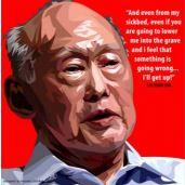 Lee Kuan Yew Pop Art (10X10)