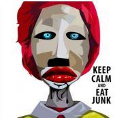 Mcdonald Keep Calm And Eat (10X10)